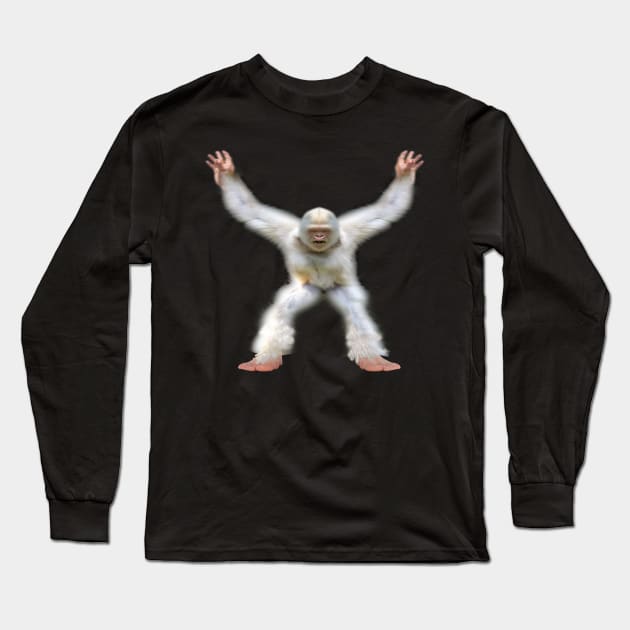 Yeti Long Sleeve T-Shirt by Wickedcartoons